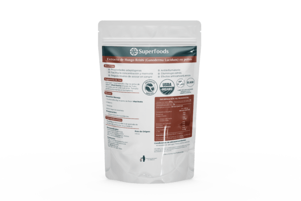 Reishi Orgánico en Polvo 100g