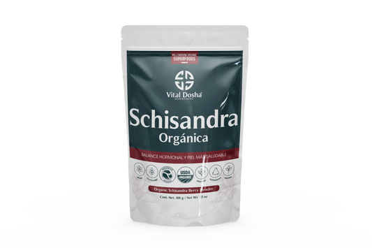 Schisandra Orgánica en Polvo 100g